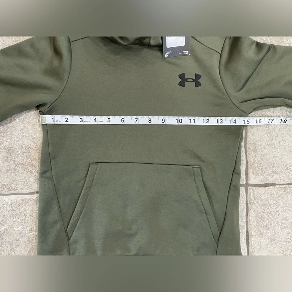 NWT under armour fleece graphic hoodie Youth small - Picture 3 of 5